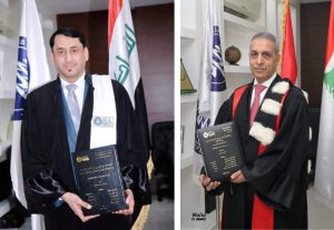 سمت راست: قاضی فائق الزیدان (۲۰۲۰) – سمت چپ: حمید الغزی (۲۰۲۱)